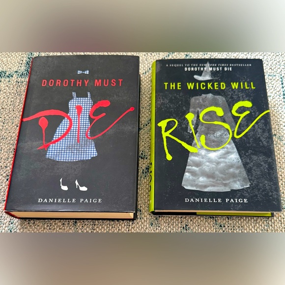 2 Hardcover Novels in the Dorothy Must Die Book Series by Danielle Paige - Picture 1 of 5